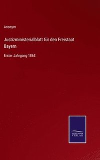 bokomslag Justizministerialblatt fr den Freistaat Bayern