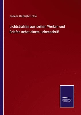 bokomslag Lichtstrahlen aus seinen Werken und Briefen nebst einem Lebensabriß