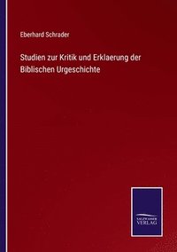 bokomslag Studien zur Kritik und Erklaerung der Biblischen Urgeschichte