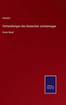 Verhandlungen des Deutschen Juristentages 1