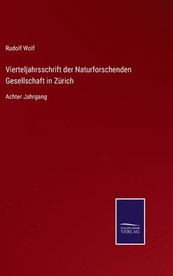 bokomslag Vierteljahrsschrift der Naturforschenden Gesellschaft in Zrich