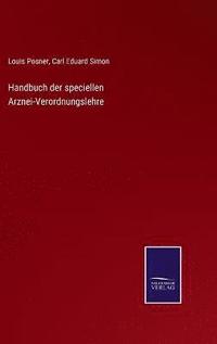 bokomslag Handbuch der speciellen Arznei-Verordnungslehre