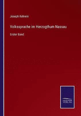 bokomslag Volkssprache im Herzogthum Nassau