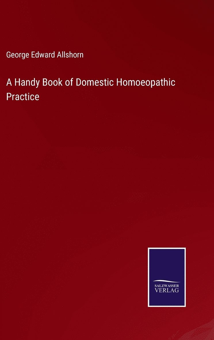 Handy Book of Domestic Homoeopathic Practice