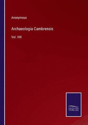 bokomslag Archaeologia Cambrensis