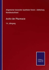 bokomslag Archiv der Pharmacie