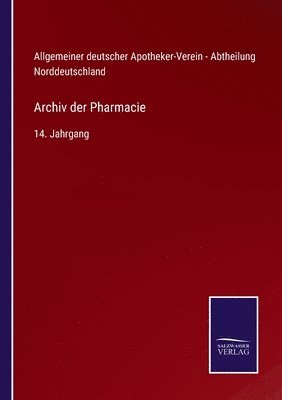 bokomslag Archiv der Pharmacie