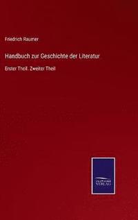 bokomslag Handbuch zur Geschichte der Literatur
