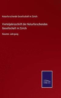 bokomslag Vierteljahrsschrift der Naturforschenden Gesellschaft in Zrich