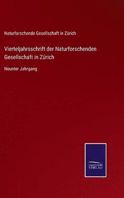 bokomslag Vierteljahrsschrift der Naturforschenden Gesellschaft in Zürich