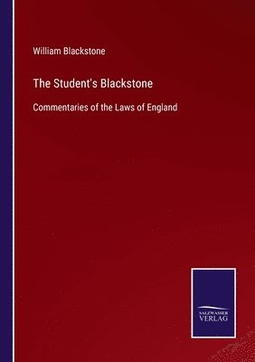 bokomslag The Student's Blackstone