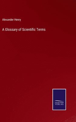 Glossary of Scientific Terms