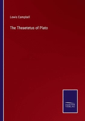 bokomslag The Theaetetus of Plato