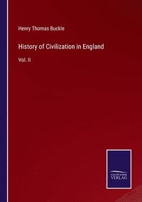 bokomslag History of Civilization in England