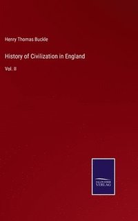 bokomslag History of Civilization in England