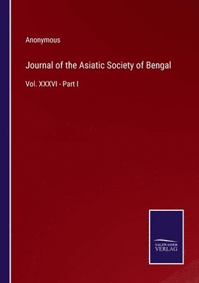 bokomslag Journal of the Asiatic Society of Bengal