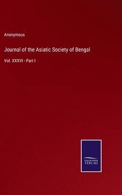 bokomslag Journal of the Asiatic Society of Bengal