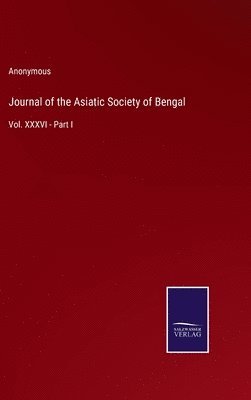 bokomslag Journal of the Asiatic Society of Bengal