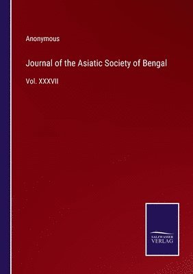 bokomslag Journal of the Asiatic Society of Bengal