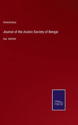 bokomslag Journal of the Asiatic Society of Bengal