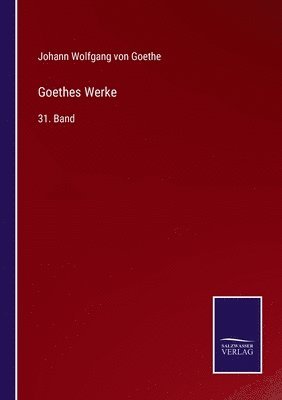 bokomslag Goethes Werke