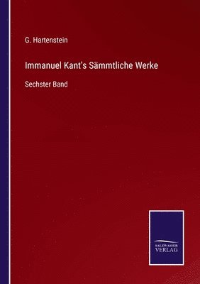 bokomslag Immanuel Kant's Smmtliche Werke