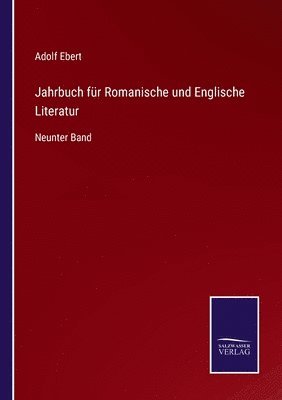 bokomslag Jahrbuch für Romanische und Englische Literatur