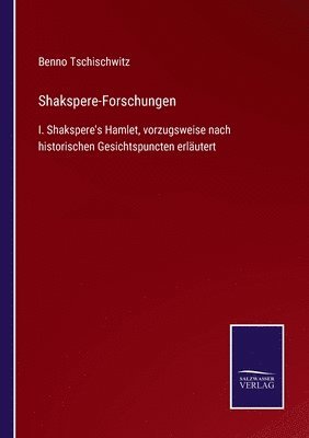 bokomslag Shakspere-Forschungen