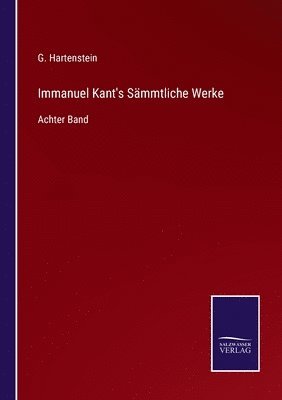 bokomslag Immanuel Kant's Smmtliche Werke