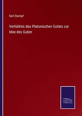 bokomslag Verhltnis des Platonischen Gottes zur Idee des Guten