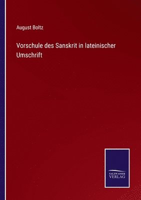 bokomslag Vorschule des Sanskrit in lateinischer Umschrift