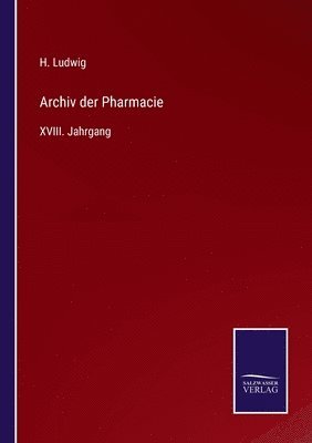 bokomslag Archiv der Pharmacie