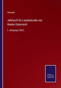 bokomslag Jahrbuch fr Landeskunde von Nieder-Osterreich
