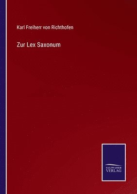 Zur Lex Saxonum 1