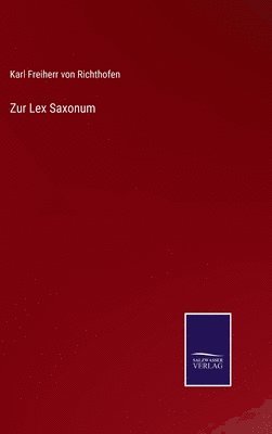 Zur Lex Saxonum 1