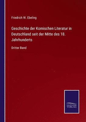 bokomslag Geschichte der Komischen Literatur in Deutschland seit der Mitte des 18. Jahrhunderts