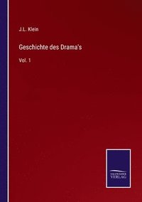 bokomslag Geschichte des Drama's