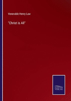 bokomslag Christ is All