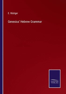 bokomslag Genesius' Hebrew Grammar