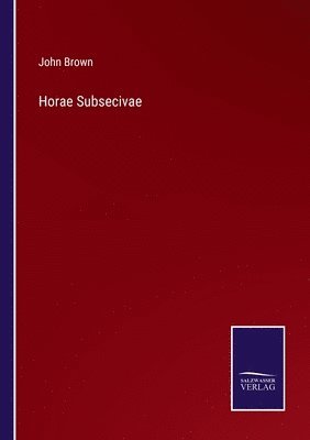 Horae Subsecivae 1