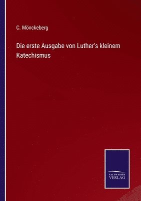 bokomslag erste Ausgabe von Luther's kleinem Katechismus