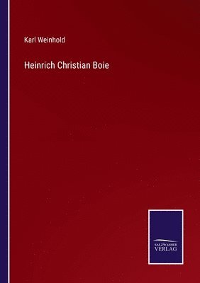 bokomslag Heinrich Christian Boie