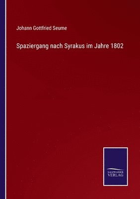 bokomslag Spaziergang nach Syrakus im Jahre 1802