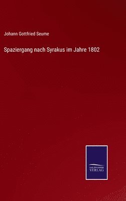 bokomslag Spaziergang nach Syrakus im Jahre 1802