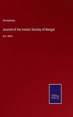 bokomslag Journal of the Asiatic Society of Bengal