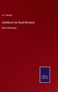 bokomslag Adrebuch der Stadt Nrnberg