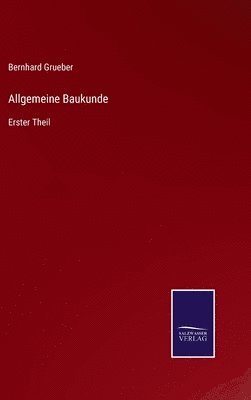 bokomslag Allgemeine Baukunde