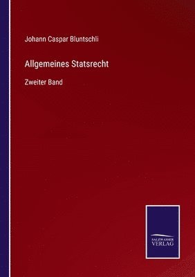 bokomslag Allgemeines Statsrecht