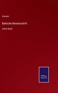 bokomslag Baltische Monatsschrift