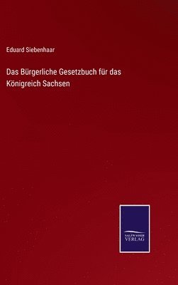 bokomslag Das Brgerliche Gesetzbuch fr das Knigreich Sachsen